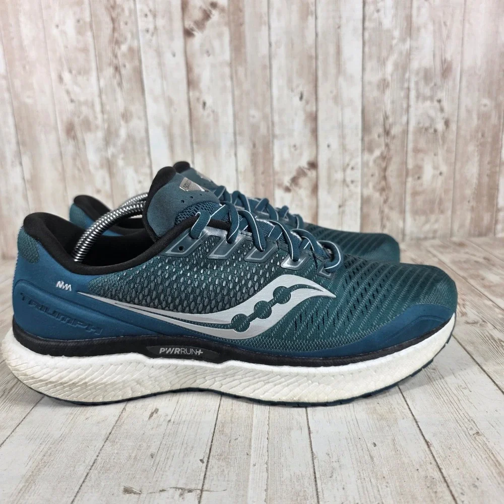 Saucony Triumph 20 Mens Running Shoes Teal PWRRUN+ Mens Size 11 S20595 20